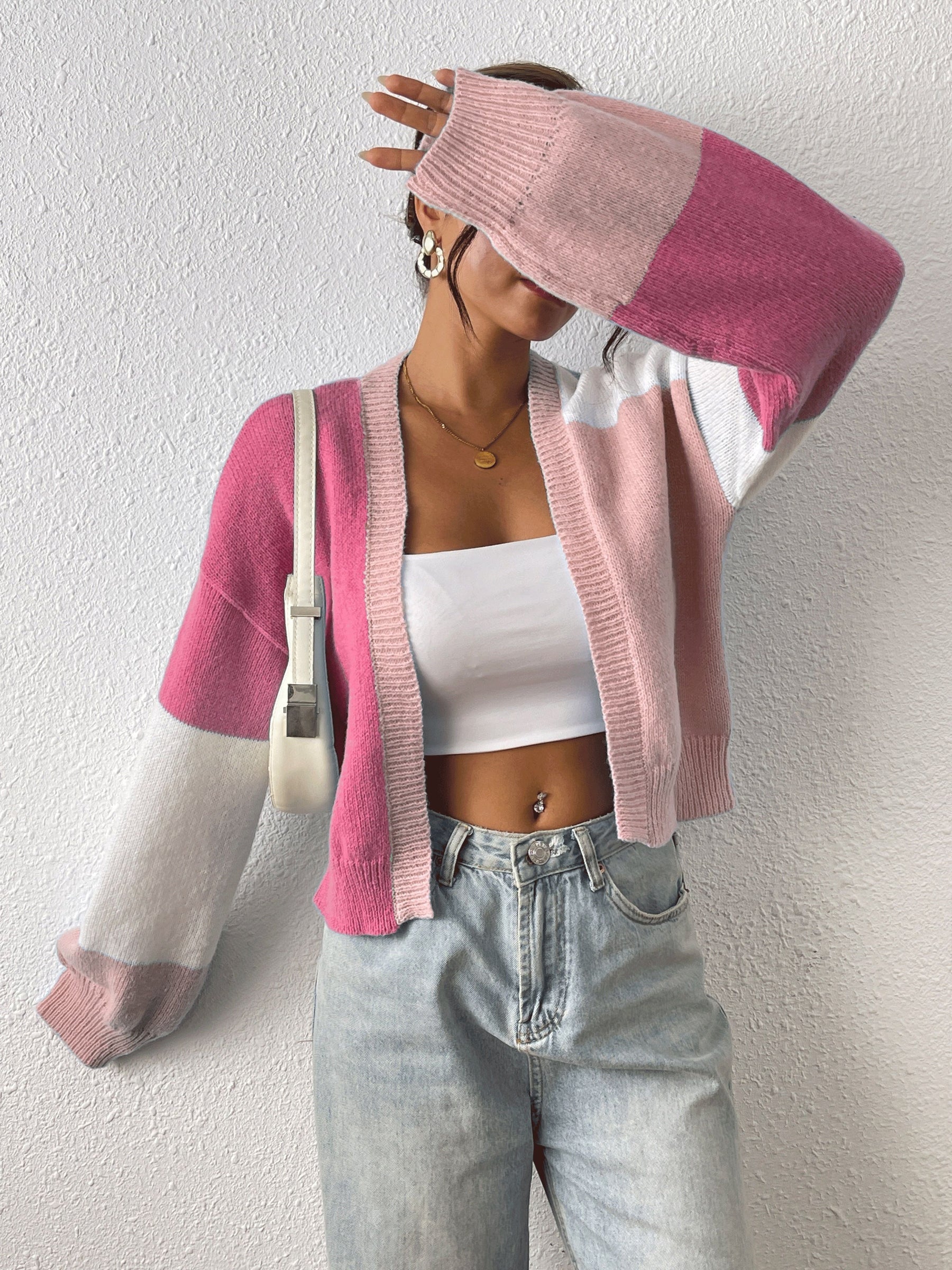 Adline |Block Cardigan