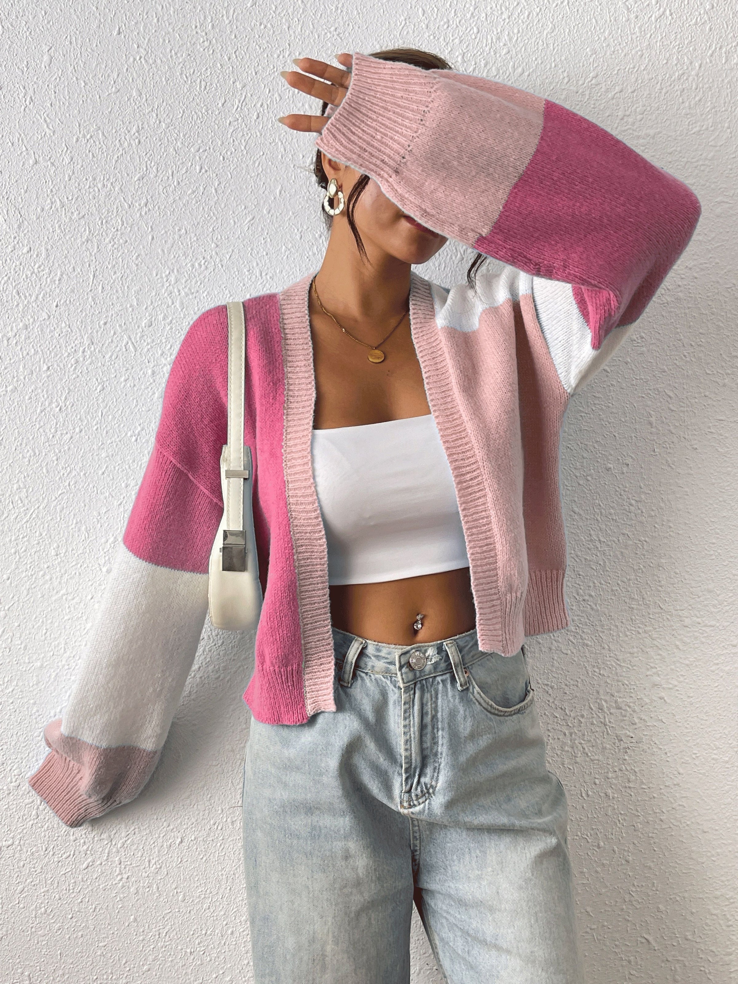 Adline |Block Cardigan