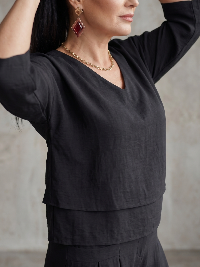 River | Layered Top Wide Leg Set