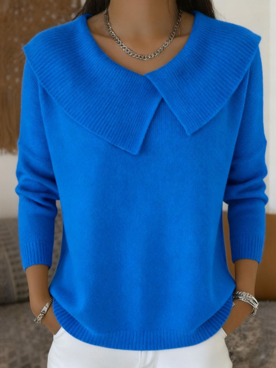 Cassidy | Sweater with Soft Collar