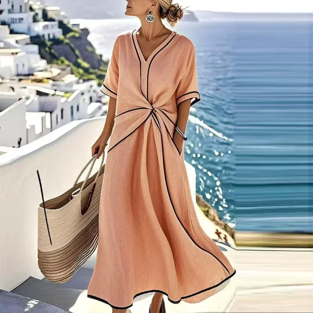 Carol | Elegant Loose Fit Summer Maxi Dress