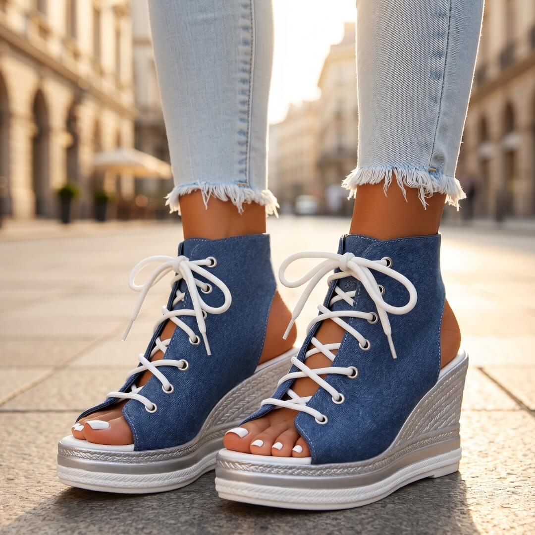 Ronnie Wedge Sandals