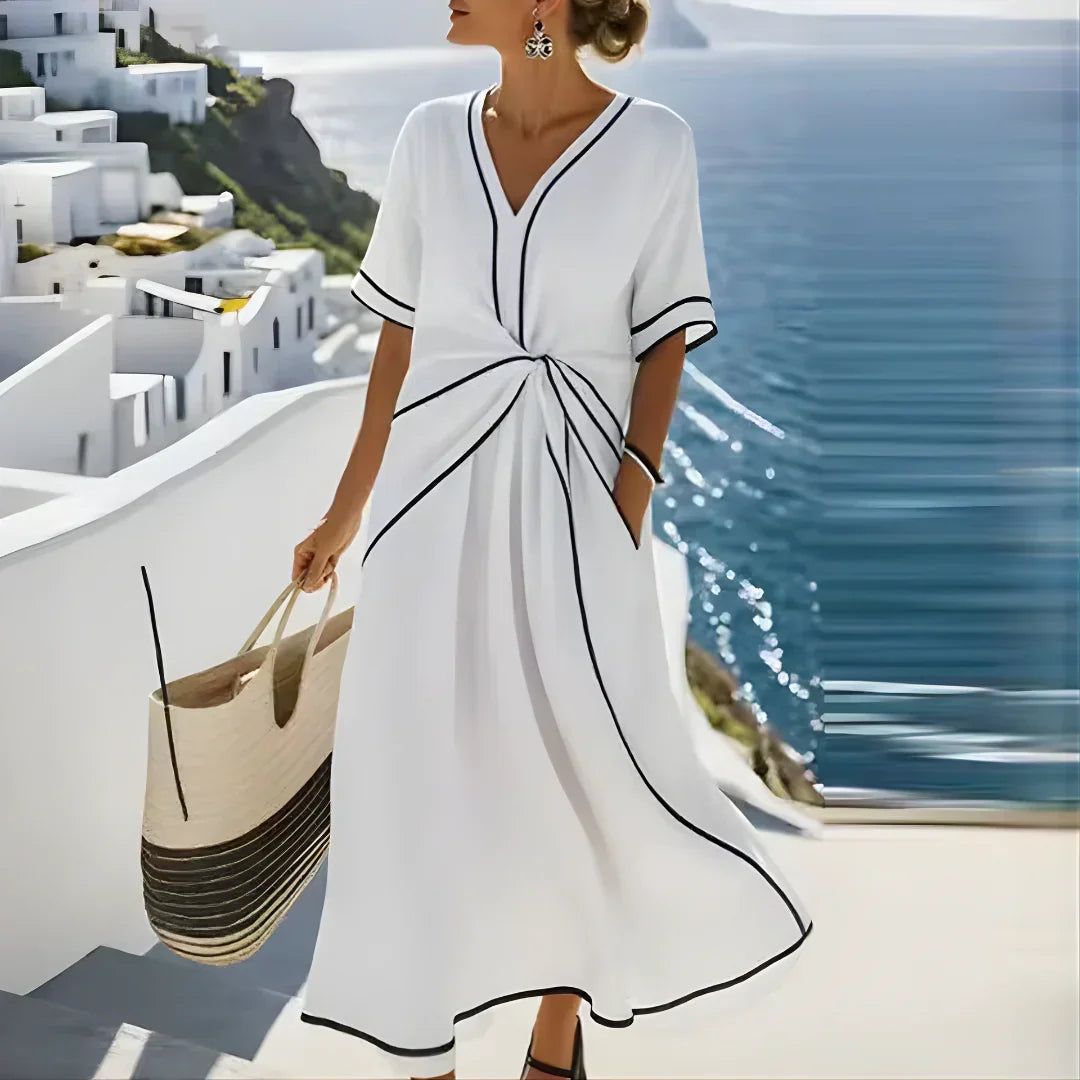 Carol | Elegant Loose Fit Summer Maxi Dress