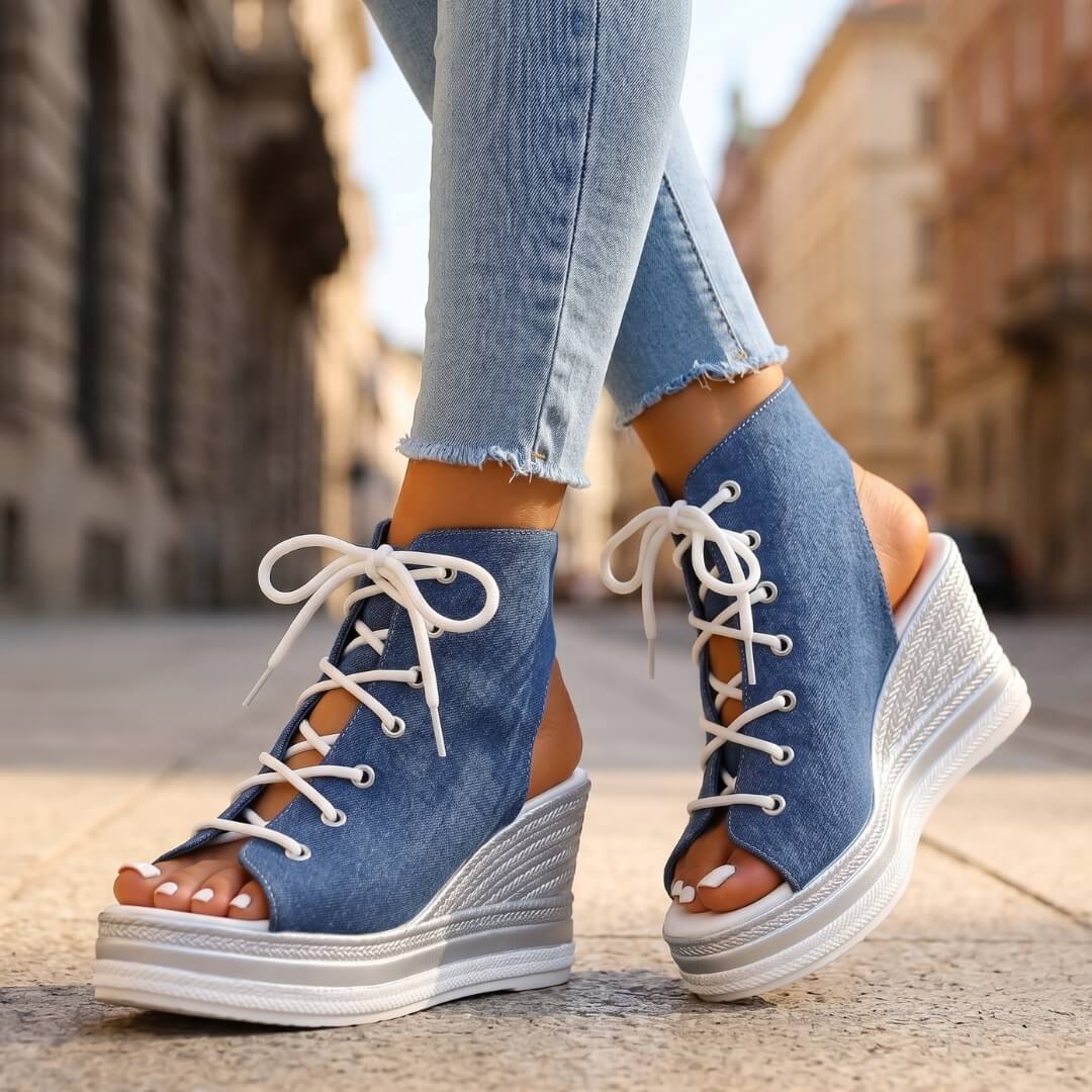 Ronnie Wedge Sandals