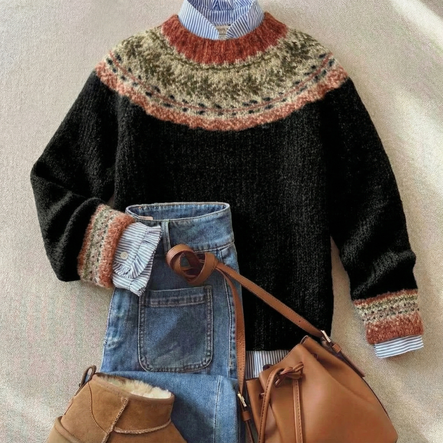 Beverly – Heritage Nordic Knit Sweater