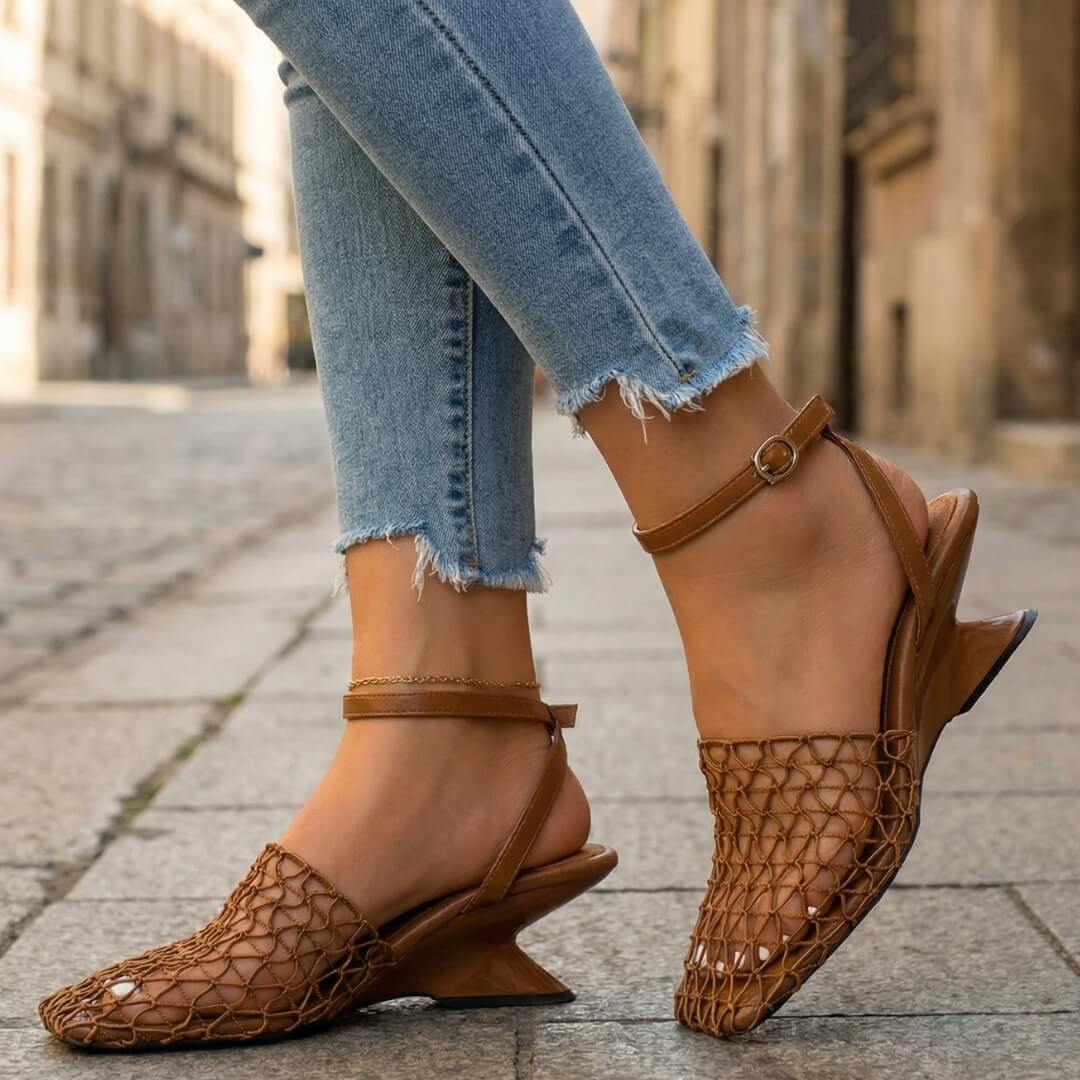 Rivelle Mesh Heels