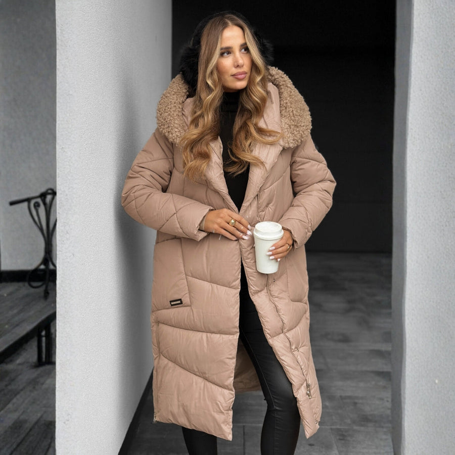 Tahlia – Quilted Coat with Hood