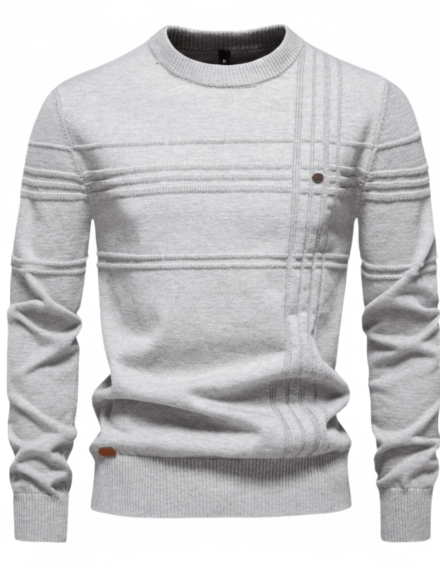 Seve - Elegant Checked Sweater