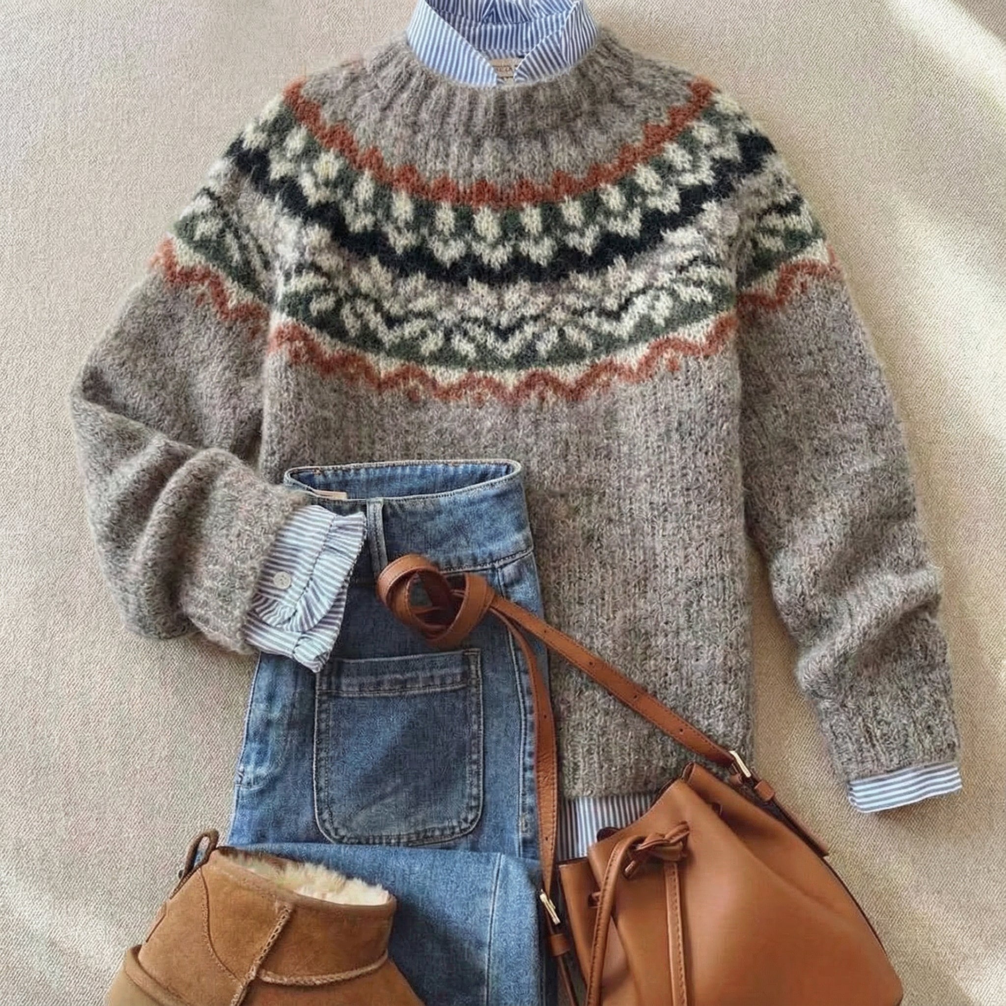 Beverly – Heritage Nordic Knit Sweater