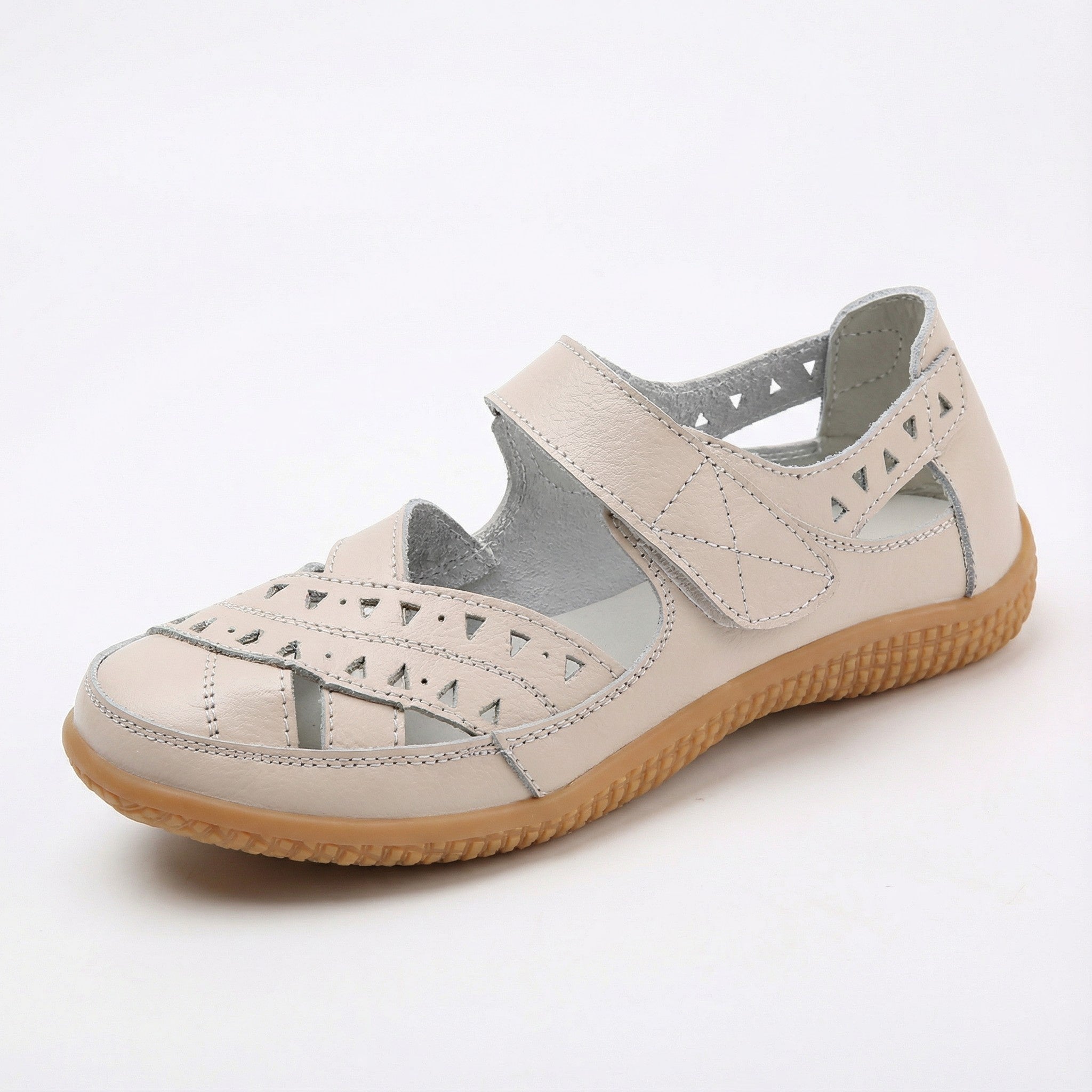 Women's Leather Sandals Orthopedic Walking Shoes Summer Sandals