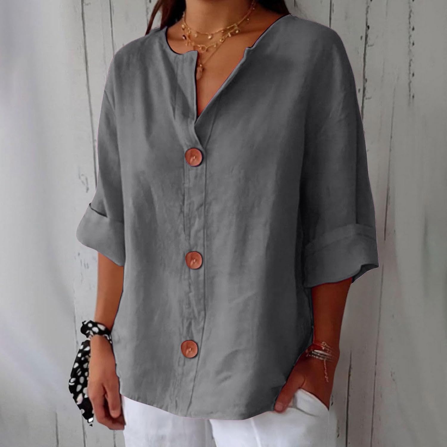 Margaret | Loose Summer Blouse