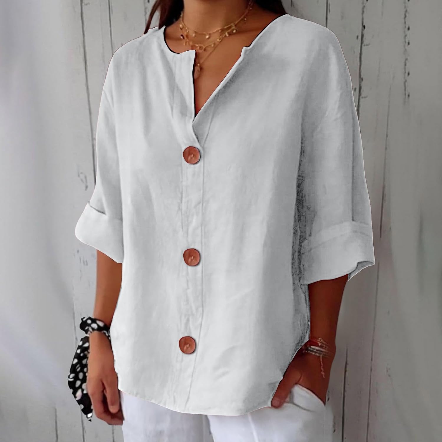 Margaret | Loose Summer Blouse