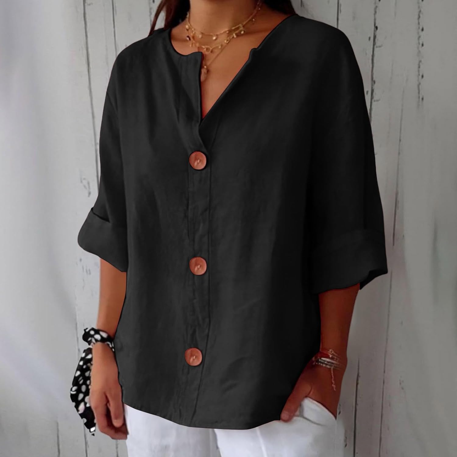 Margaret | Loose Summer Blouse