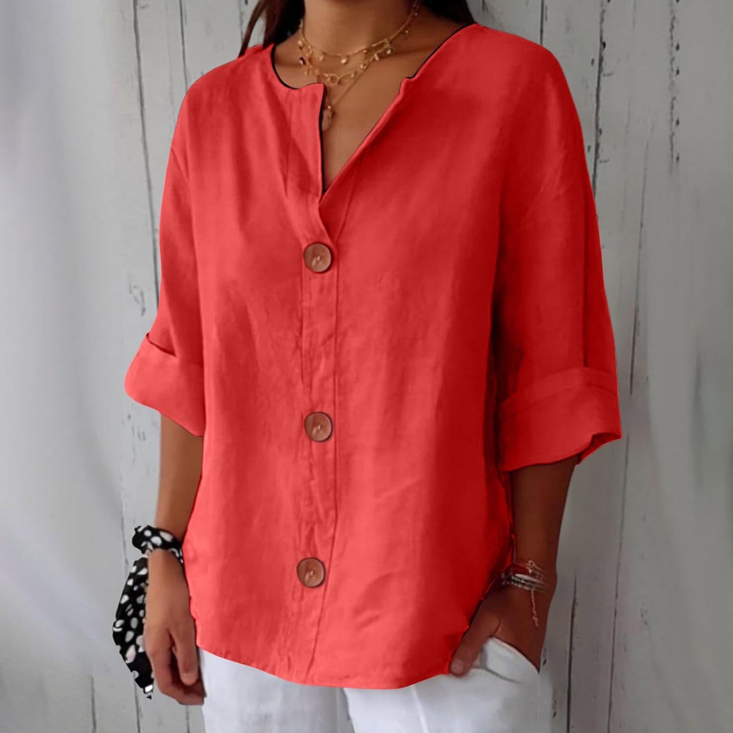 Margaret | Loose Summer Blouse