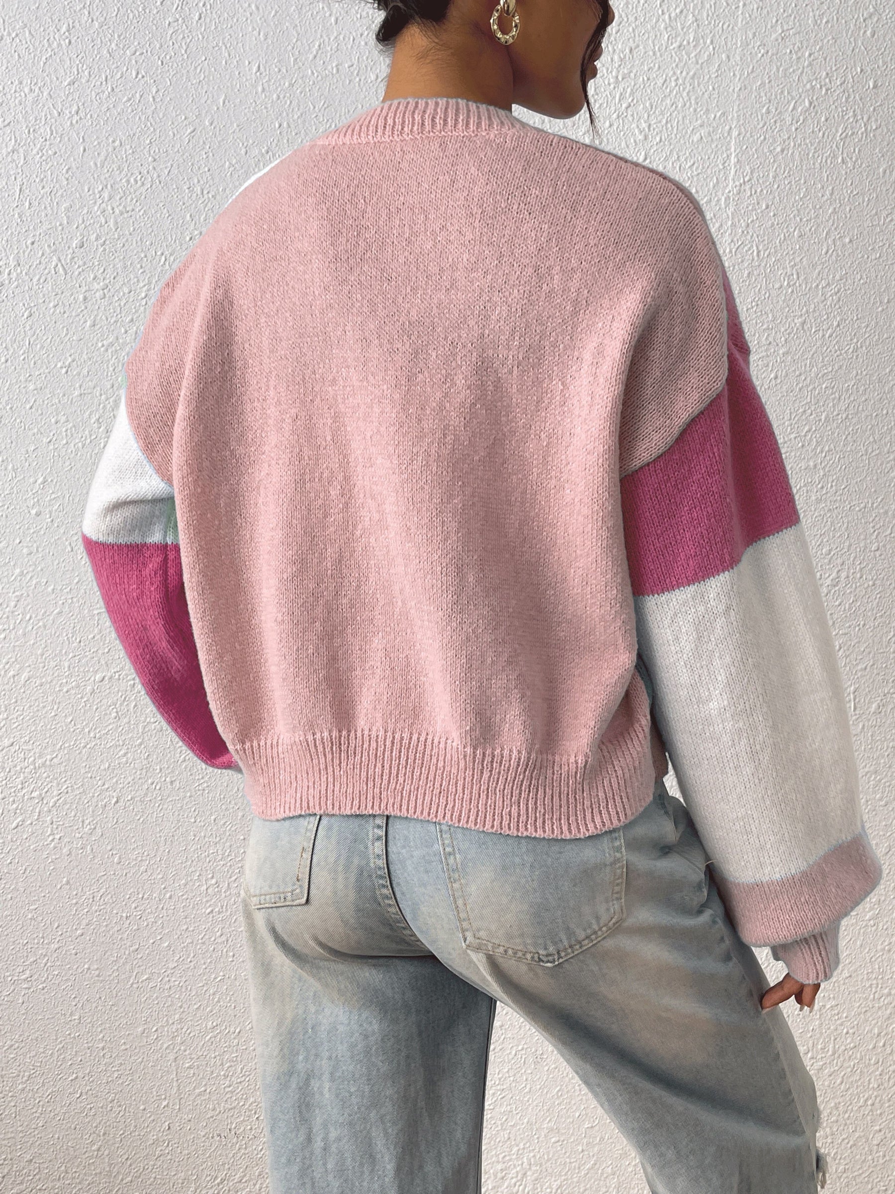 Adline |Block Cardigan