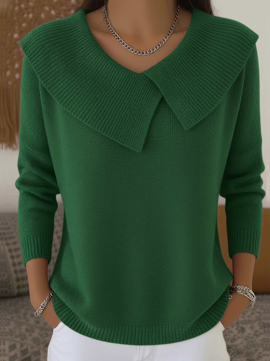 Cassidy | Sweater with Soft Collar
