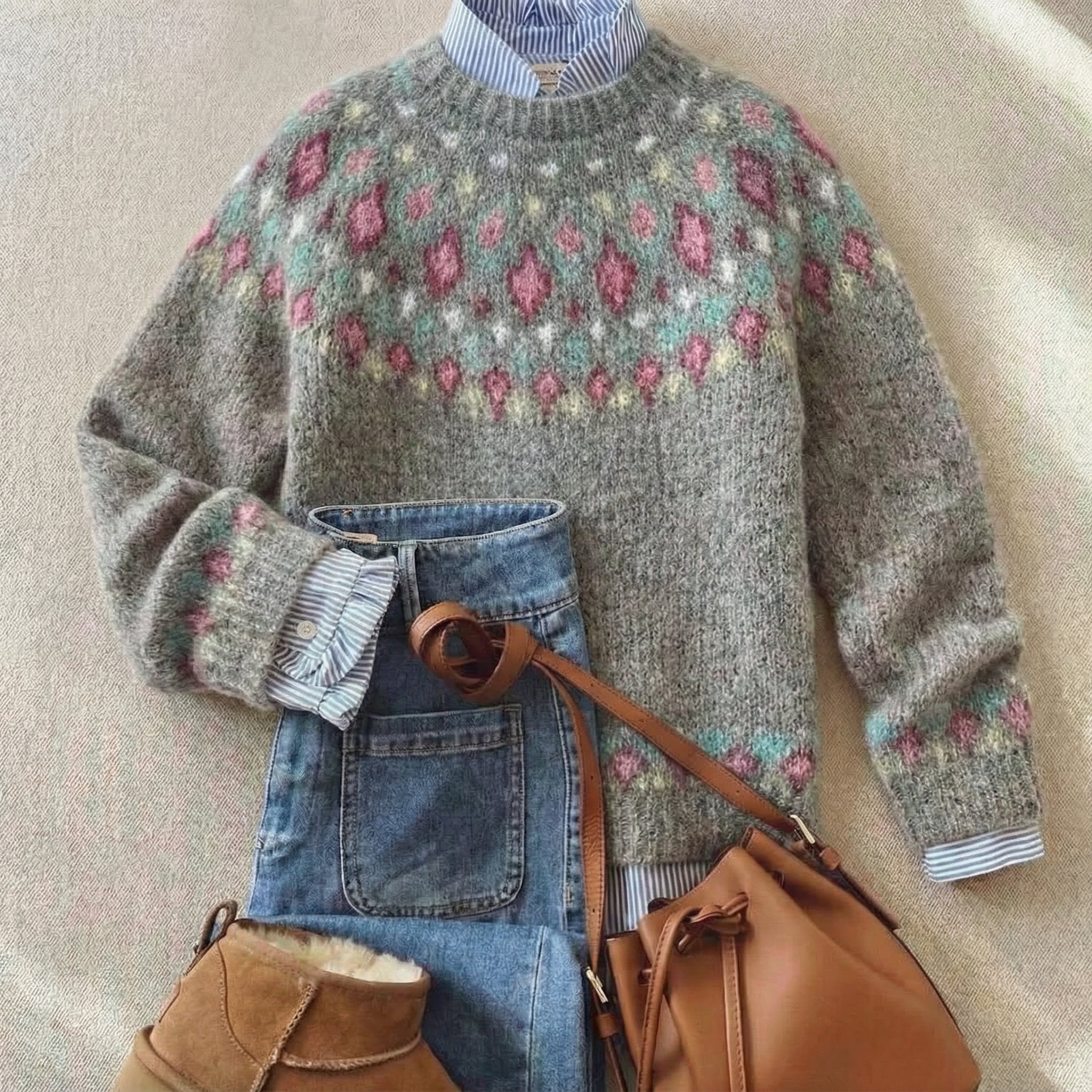 Beverly – Heritage Nordic Knit Sweater