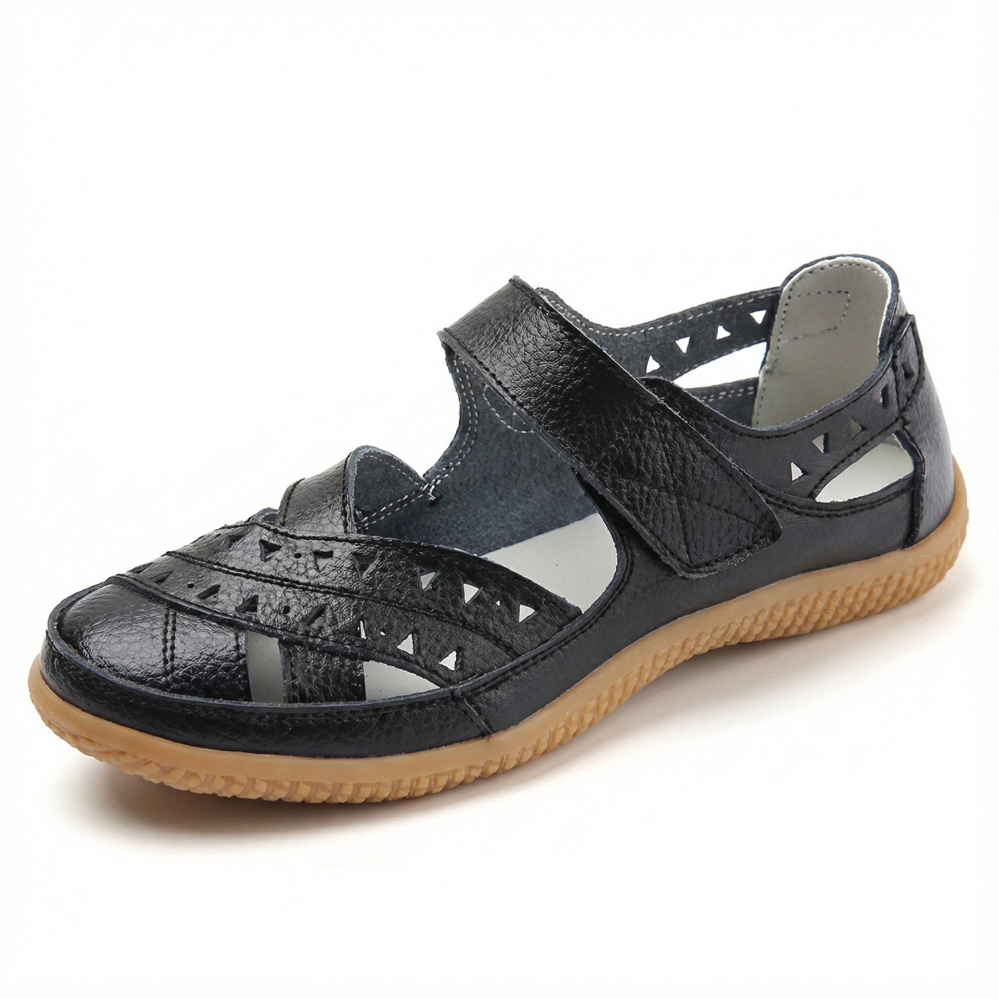 Women's Leather Sandals Orthopedic Walking Shoes Summer Sandals
