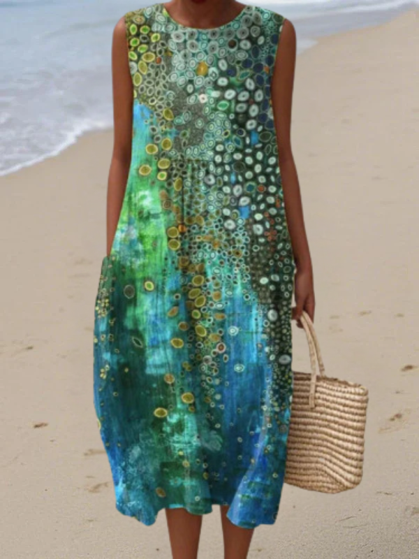 Zara | Vestido de verano ligero y sin mangas