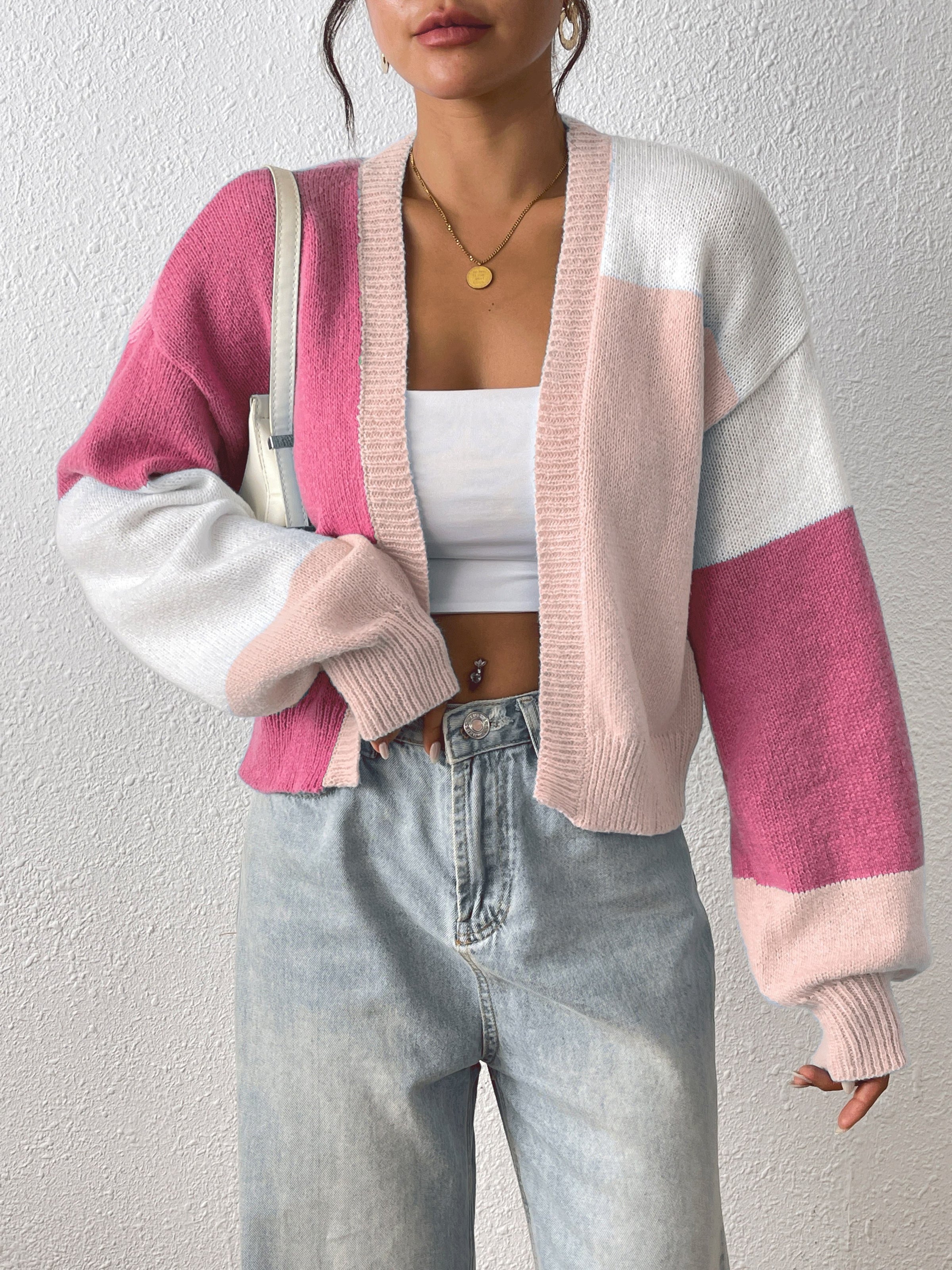Adline |Block Cardigan