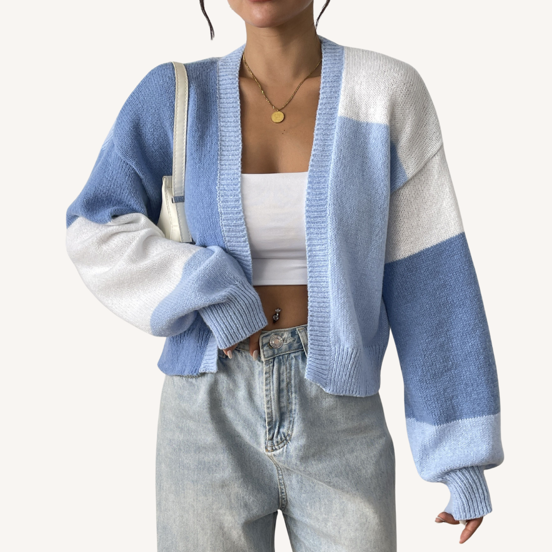 Adline |Block Cardigan