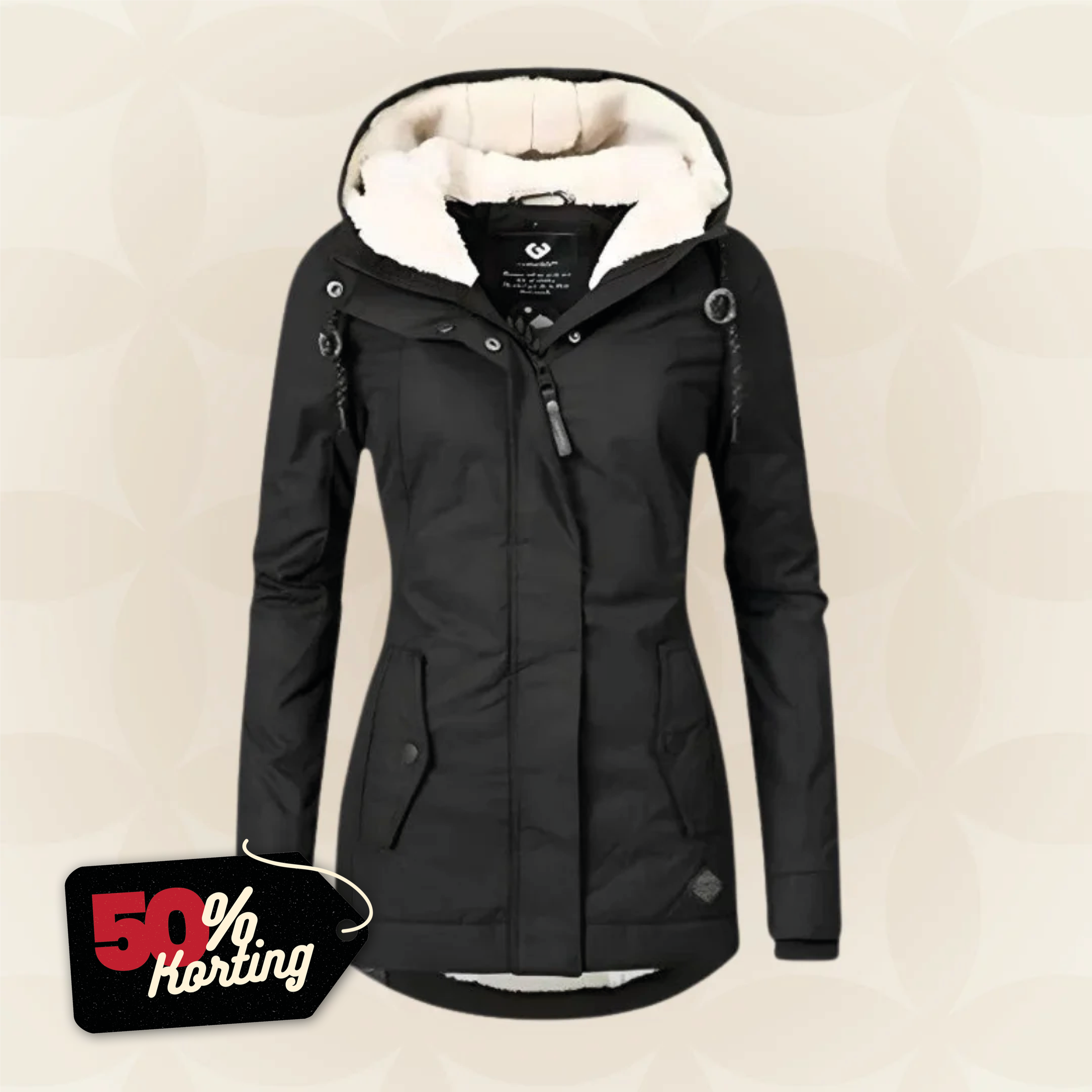 Kirsten - Waterdichte winterjas met capuchon