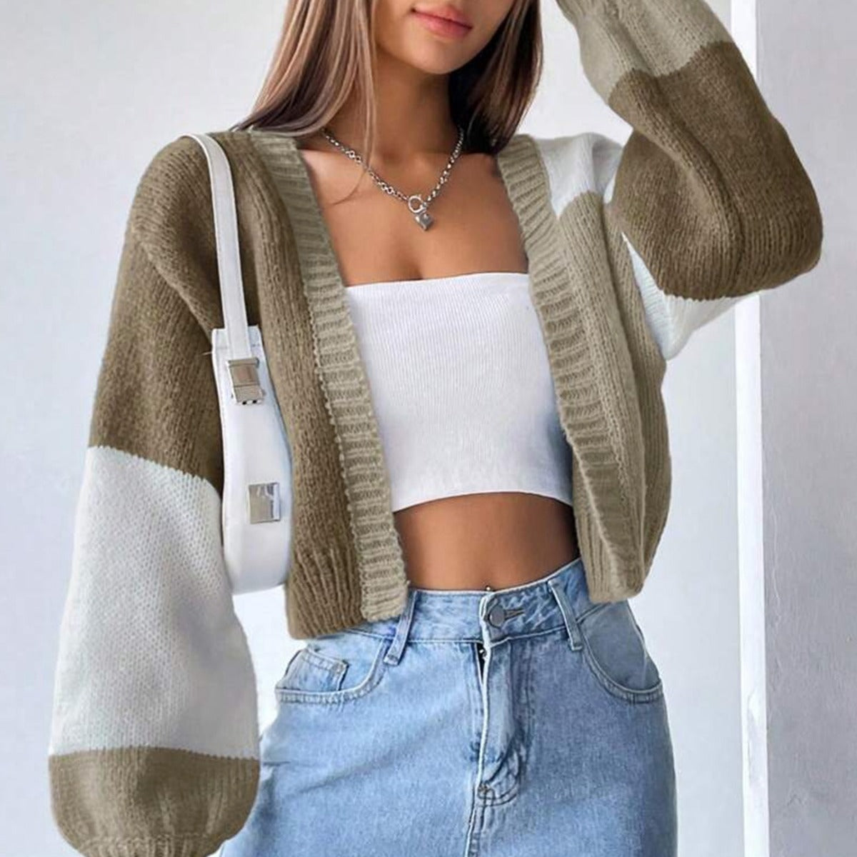 Adline |Block Cardigan