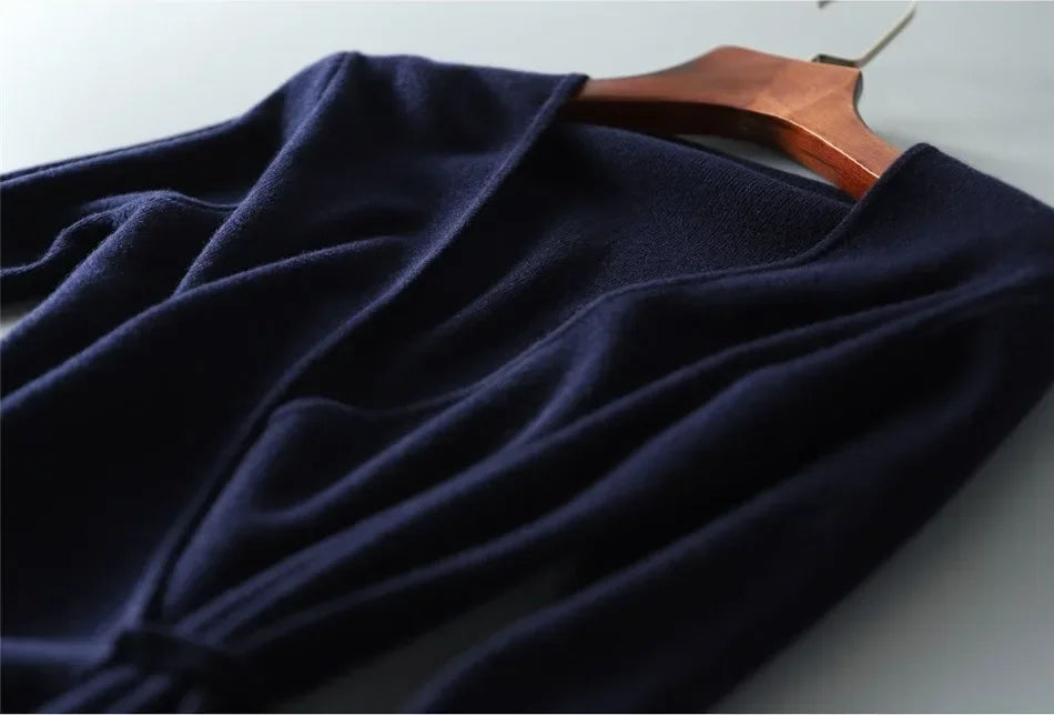 The Everly Wrap Knit Dress