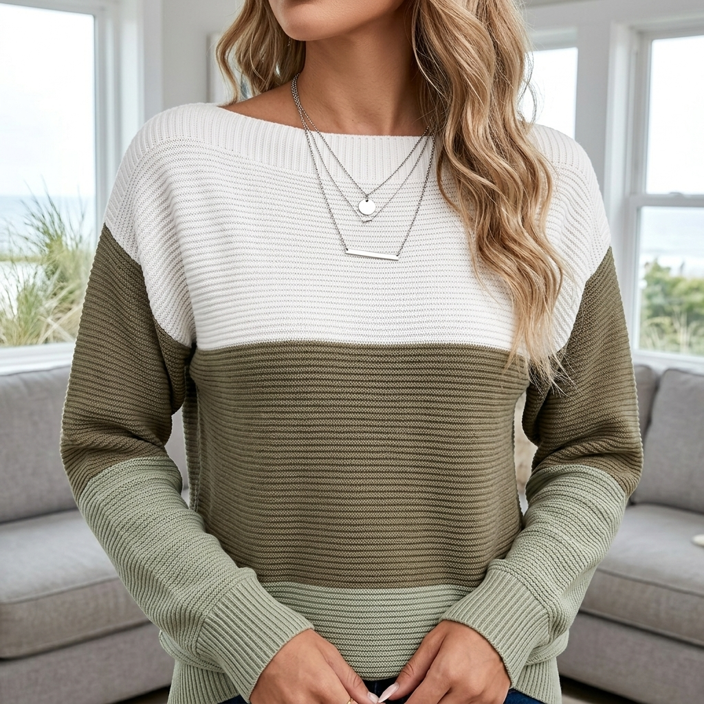 COLOUR BLOCK SWEATER