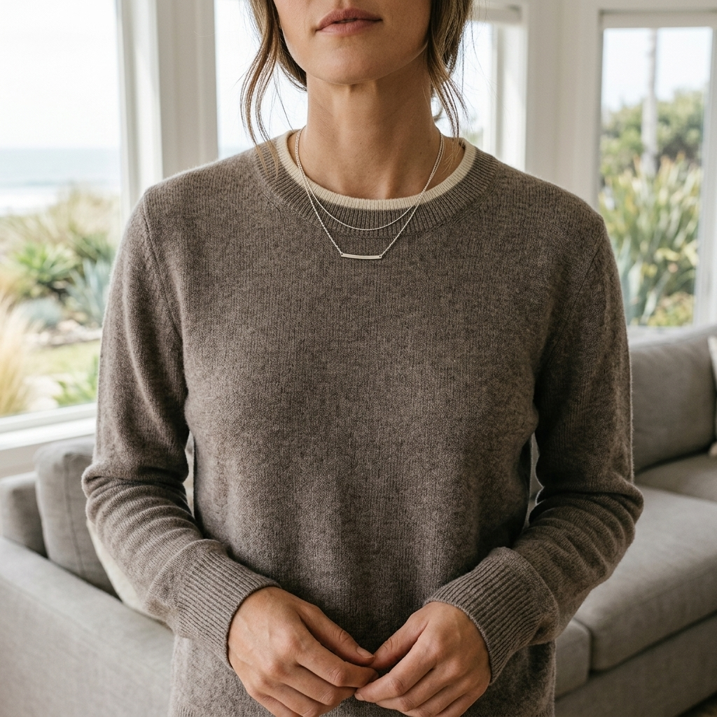 PURE CASHMERE ROUND NECK PULLOVER