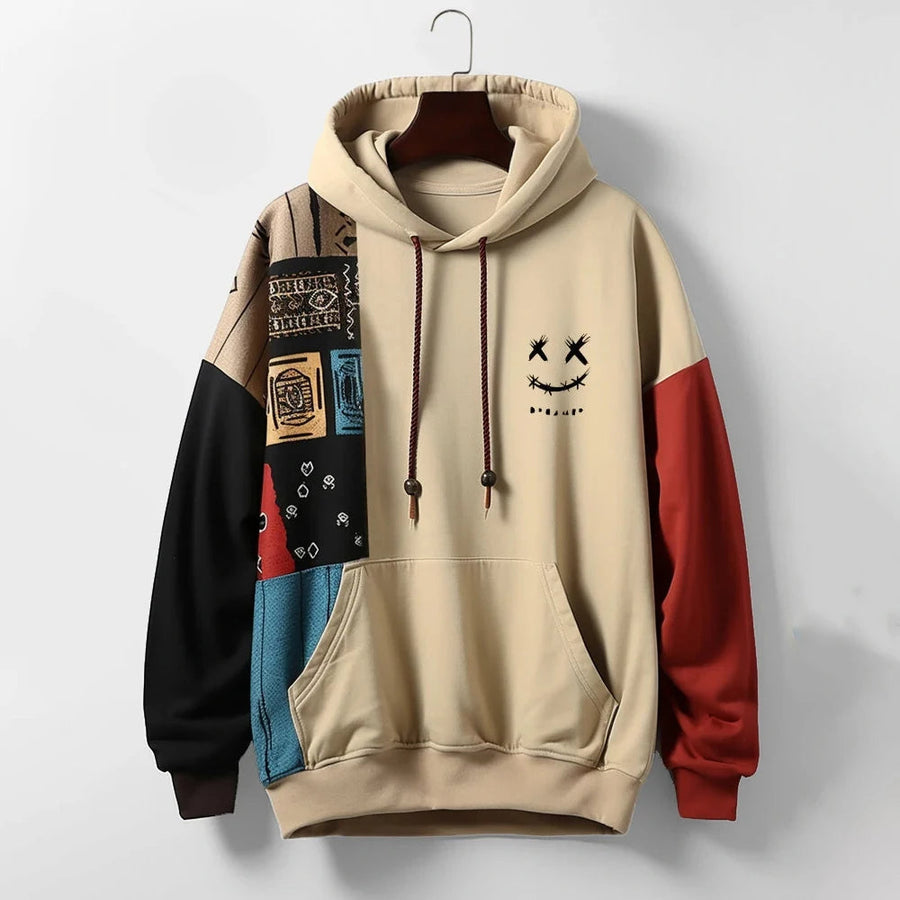Zian – Urban Patchwork Hoodie