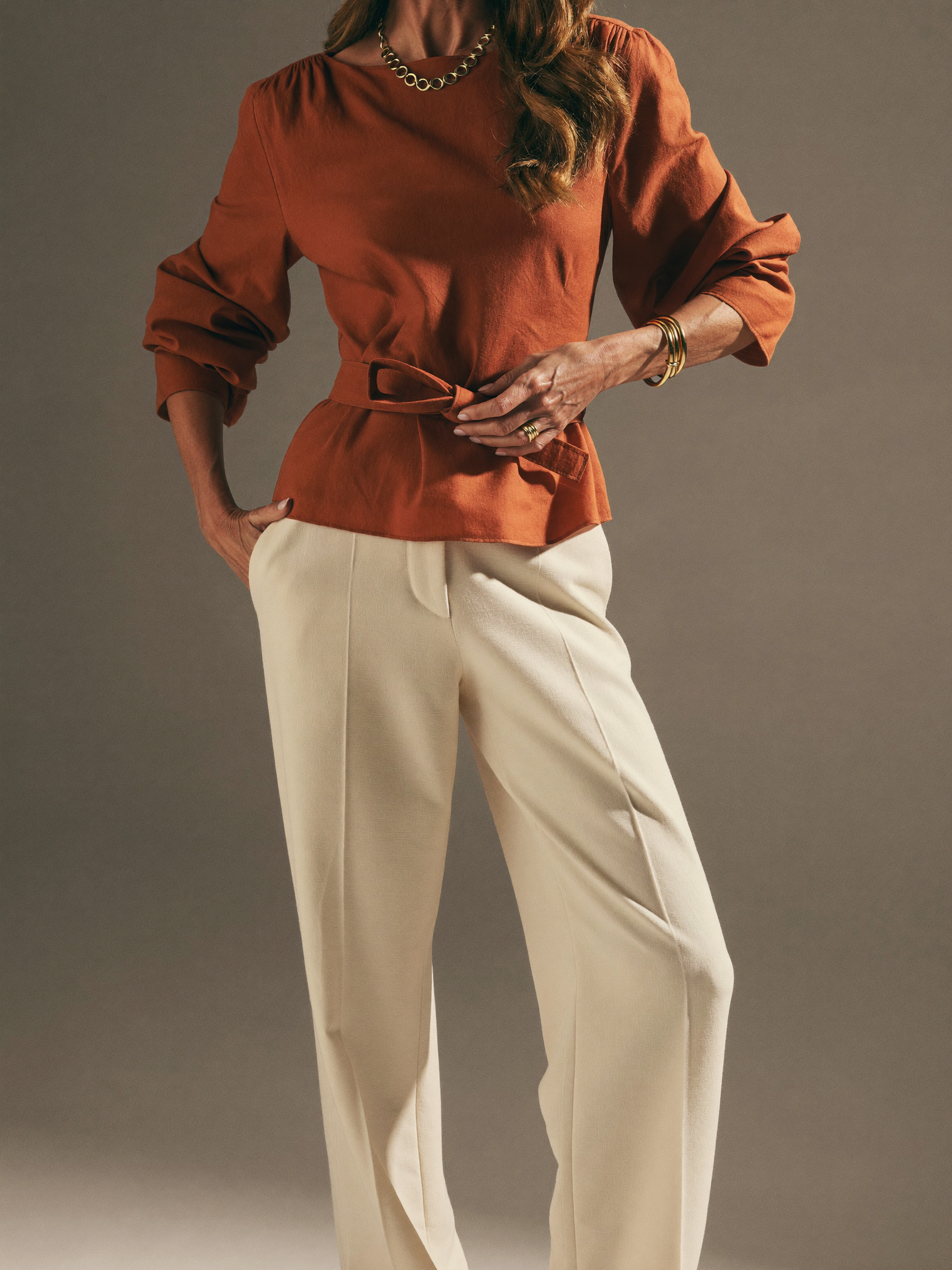 Dara – Tie Waist Flattering Top