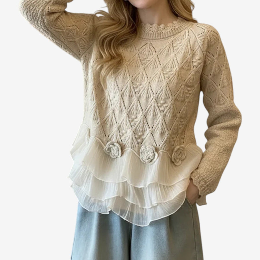 Gracie – Textured Knit Sweater