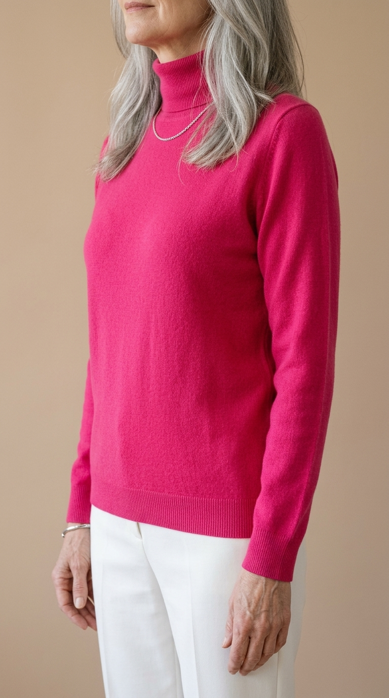 Mira | Mink-Cashmere Turtleneck