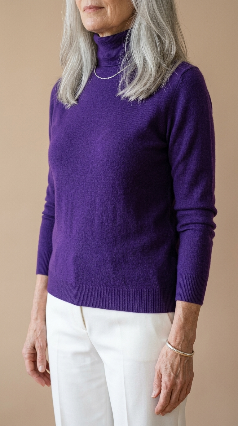 Mira | Mink-Cashmere Turtleneck