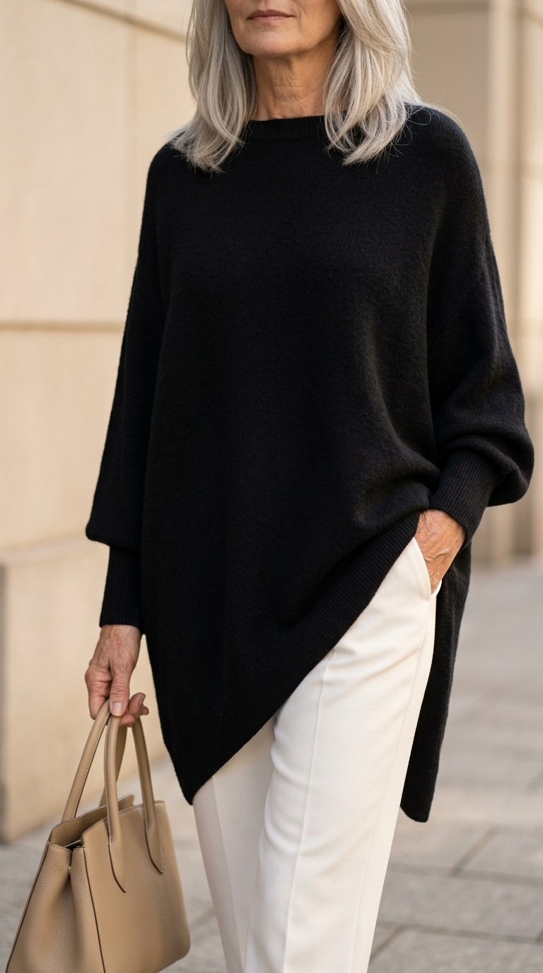 Sophie | The Celeste Cape-Knit Poncho