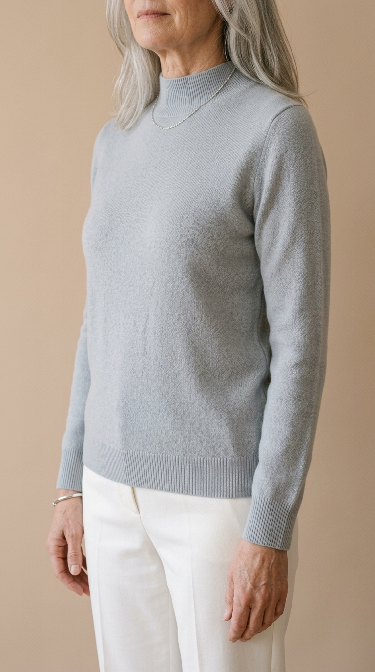 Mira | Mink-Cashmere Turtleneck