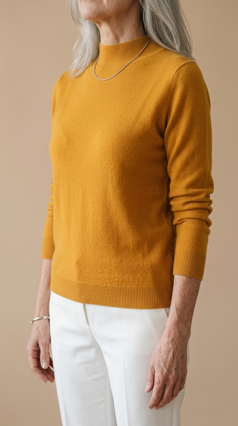 Mira | Mink-Cashmere Turtleneck
