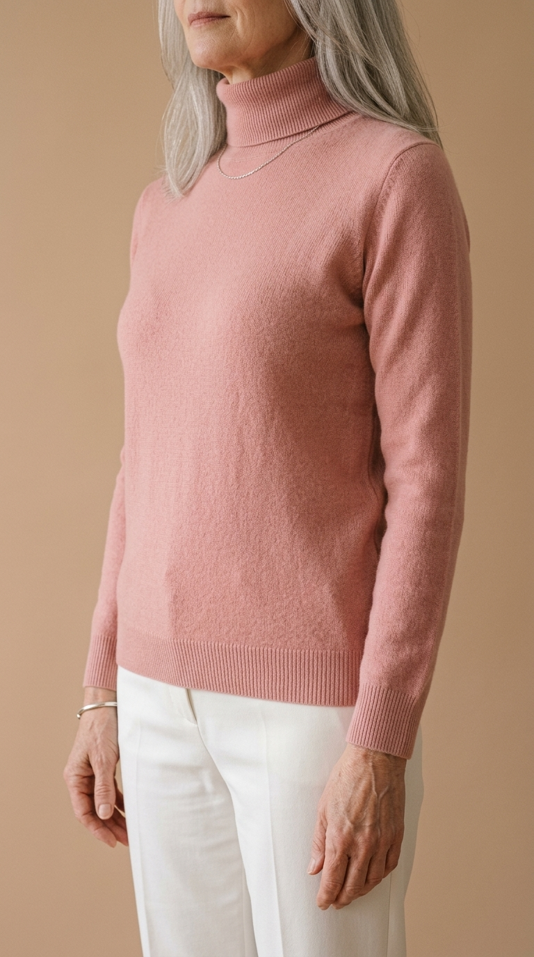 Mira | Mink-Cashmere Turtleneck