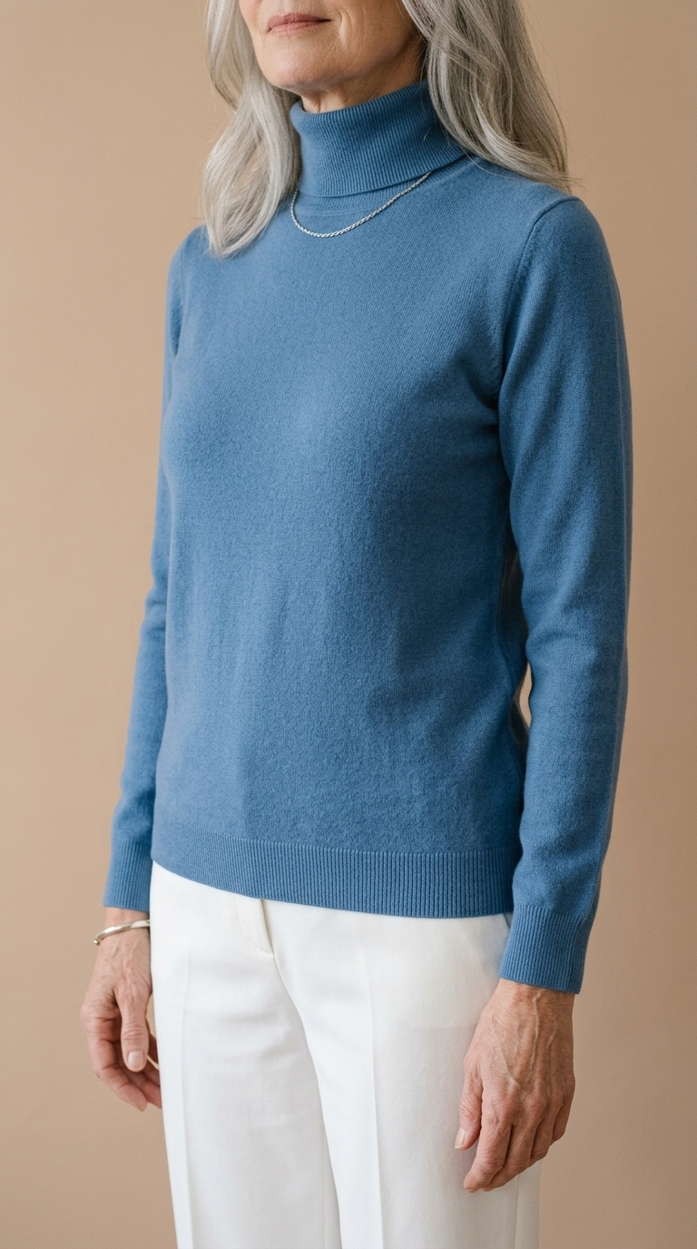 Mira | Mink-Cashmere Turtleneck