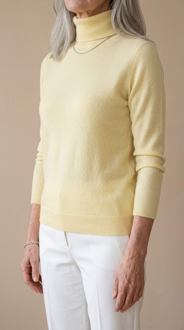 Mira | Mink-Cashmere Turtleneck