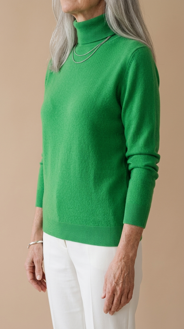 Mira | Mink-Cashmere Turtleneck