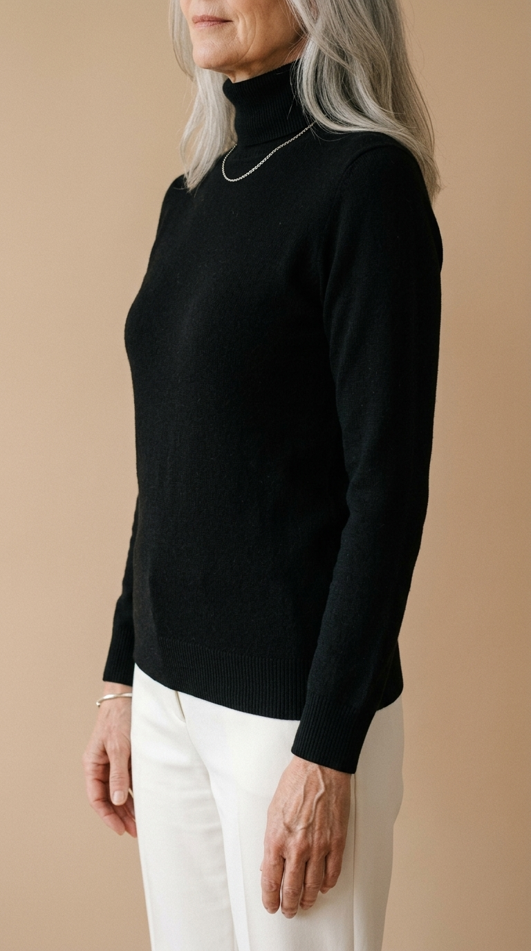 Mira | Mink-Cashmere Turtleneck