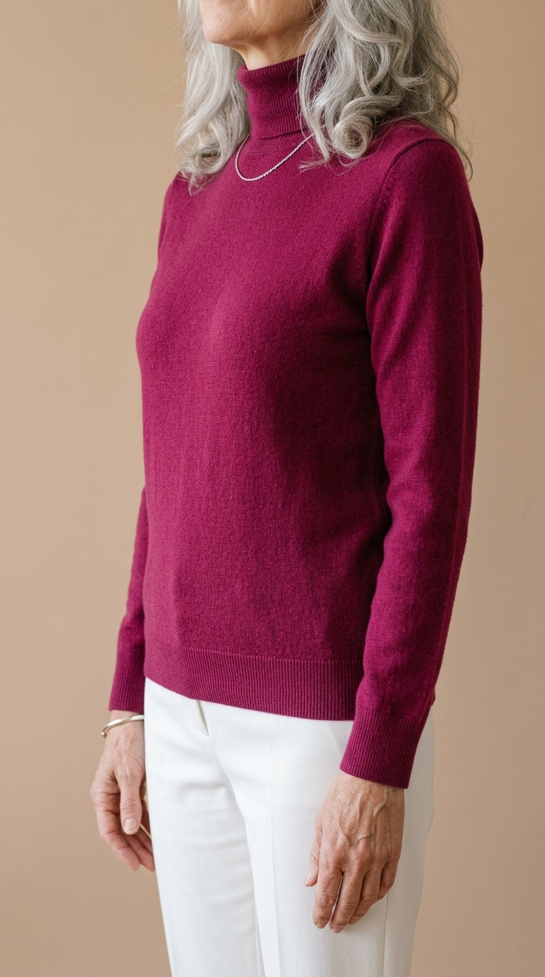 Mira | Mink-Cashmere Turtleneck