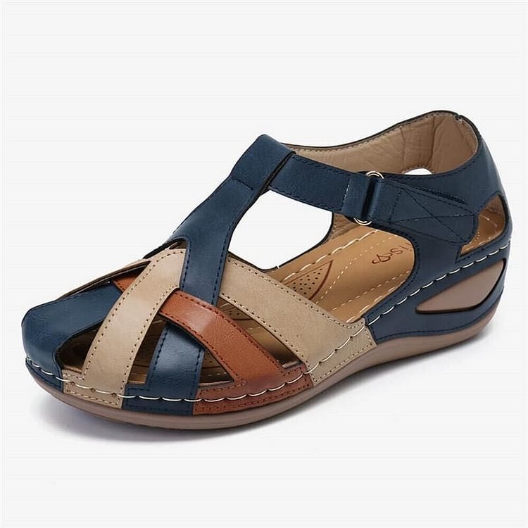 Leather Summer Sandals Women Orthopedic Walking Shoes