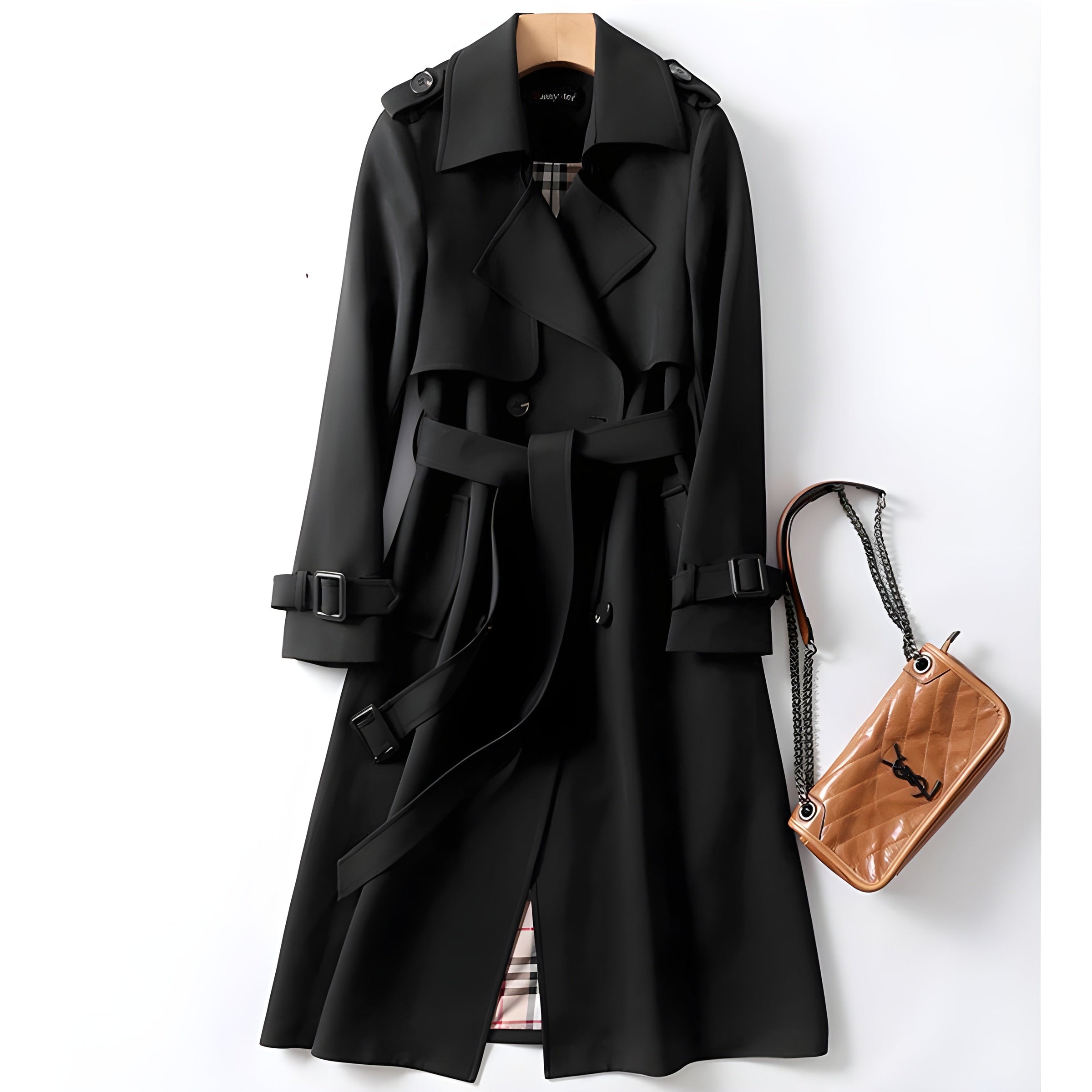 Carmina – Elegant Belted Trench Coat